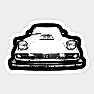 Saab Sonett III 1970s classic car monoblock white Sticker